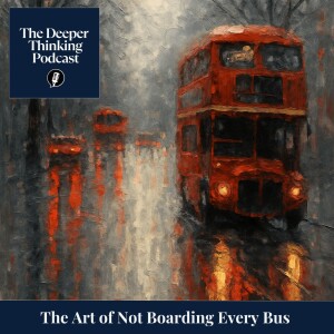 The Art of Not Boarding Every Bus - The Deeper Thinking Podcast