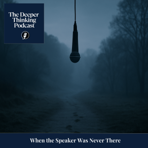 When the Speaker Was Never There: Persuasion Without Presence and the Ontology of Voice - The Deeper Thinking Podcast