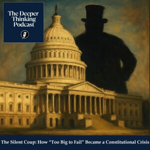 The Silent Coup: How “Too Big to Fail” Became a Constitutional Crisis - The Deeper Thinking Podcast