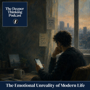 The Emotional Unreality of Modern Life (Part 1) - The Deeper Thinking Podcast