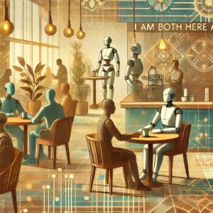 “I am both here and there” Parallel Control of Multiple Robotic Avatars by Disabled Workers in a Café