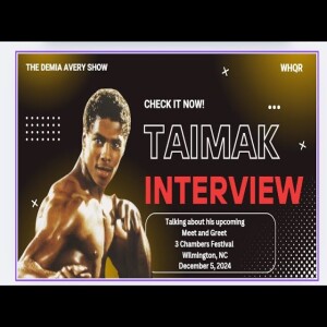 Taimak - The Last Dragon Interview -  Meet and Greet at 3 Chambers Festival!