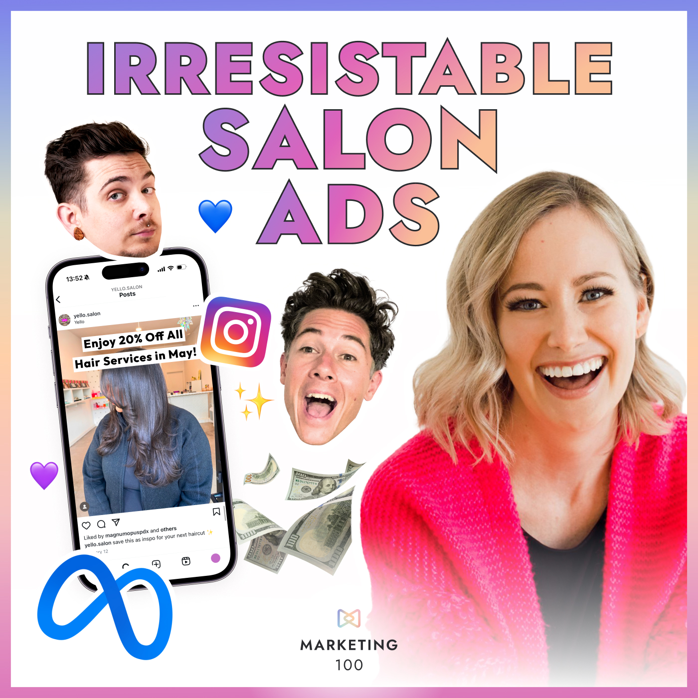 How to create salon ads that get clients | Marketing 100 | Ep. 73