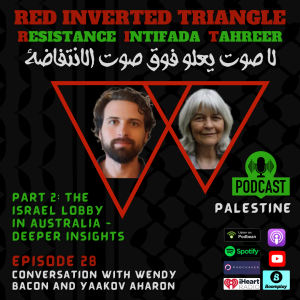 Deeper insight into the Israel lobby in Australia - Part 2 of the conversation with Wendy Bacon and Yaakov Aharon