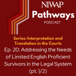 Addressing the Needs of Limited English Proficient Survivors in the Legal System (Part 1 of 2)