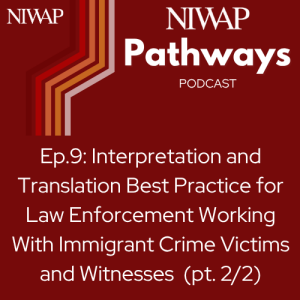 Interpretation and Translation Best Practice for Law Enforcement Working With Immigrant Crime Victims and Witnesses (Part 2 of 2).