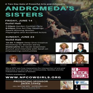 Salon Radio presents: The Neo-Political Cowgirls' 3rd Annual Andromeda’s Sisters Gala for Arts & Advocacy; Stefanie Dworkin - Filmmaker, Photographer, Educator