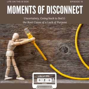 Episode 18: Moments of Disconnect: Uncertainty, going back to bed and the root cause of a lack of purpose