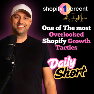 S1P SHORT: At SubSummit someone asked what I think the most overlooked Shopify growth tactic is. Here's my answer.