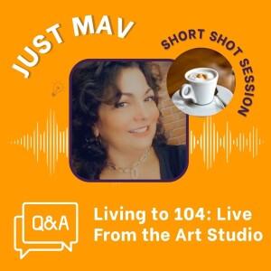 EP 141: Living to 104: Live From the Art Studio