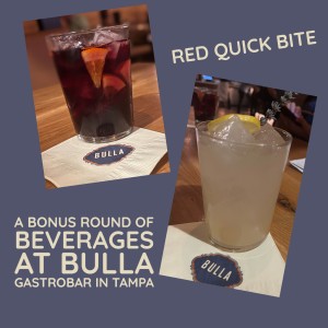 RED Quick Bite: A Bonus Round of Beverages at Bulla Gastrobar in Tampa