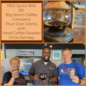RED Quick Bite #90:  Big Storm Coffee Company Pour Over Demo with Head Coffee Roaster Chris Ramsey (VIDEO)