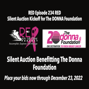 RED Episode 234 Silent Auction Kickoff for The DONNA Foundation