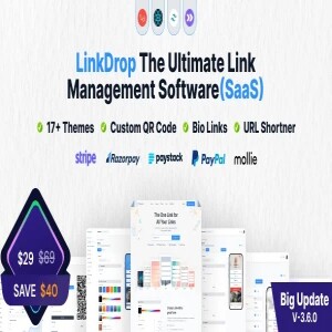 ₹299 - Linkdrop – SaaS Link Management Tool