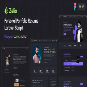 codeellipse.com - Zelio – Personal Portfolio Resume Laravel Script