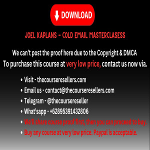 Thecourseresellers.com-Joel Kaplans - Cold Email Masterclasess