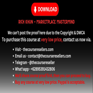 Thecourseresellers.com Rich Khun - Marketplace Mastermind