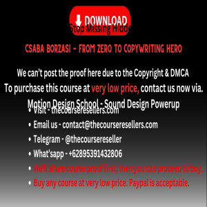 Thecourseresellers.com  - Csaba Borzasi - From Zero To Copywriting Hero