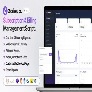 codeellipse.com - Zaisub – Subscription & Billing Management Laravel Script.