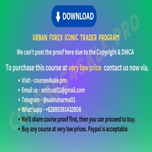 Rs 345–Urban Forex Iconic Trader Program— Courses4sale.pro