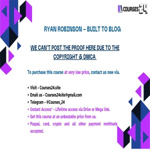 Ryan Robinson - Built To Blog