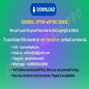 4.37$ Sensibull Option Writing Course— Courses4sale.pro