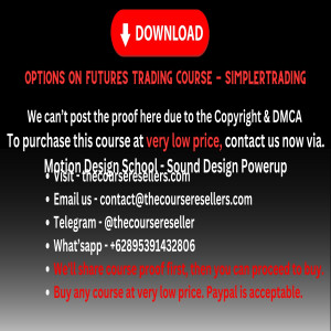 Thecourseresellers.com  - Options on Futures Trading Course - Simplertrading