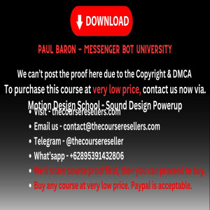 Thecourseresellers.com  - Paul Baron - Messenger Bot University