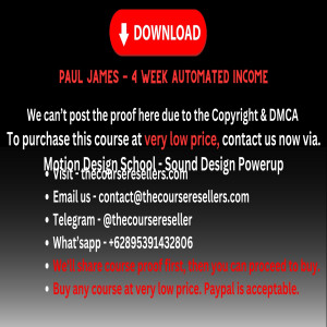 Thecourseresellers.com  - Paul James - 4 Week Automated Income