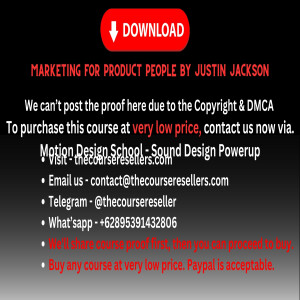 Thecourseresellers.com  - Marketing for Product People by Justin Jackson