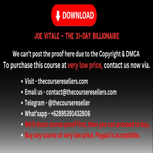 Thecourseresellers.com   Joe Vitale - The 31-Day Billionaire