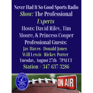 The Professional Experts - NeverHadItRadio - Hosts: David Riley & Tim Moore