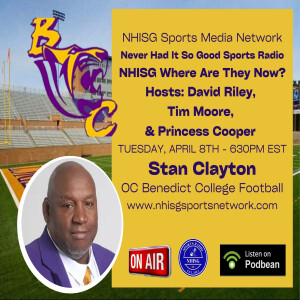 Coach Stan Clayton. OC Benedict Football - Where Are They Now?