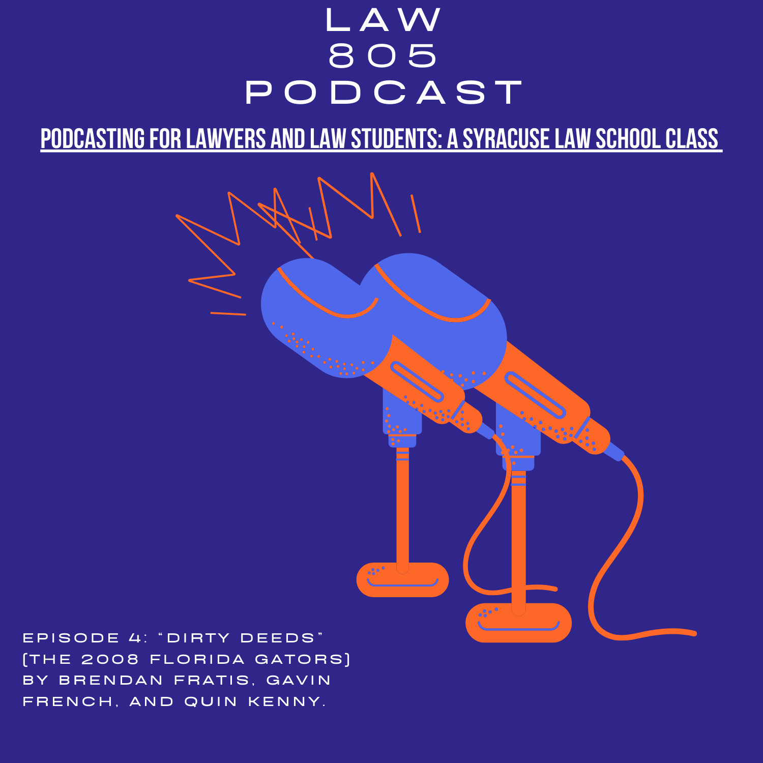Episode 4: "Dirty Deeds" (The 2008 Florida Gators) episode artwork