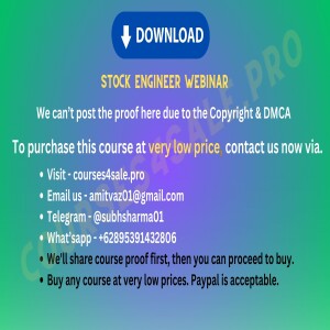 4.25$ Stock Engineer webinar— Courses4sale.pro