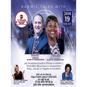 NABWIC TALKS WITH ERIC BOYETTE & EBONY PITTMAN, NC DEPT. OF TRANSPORTATION