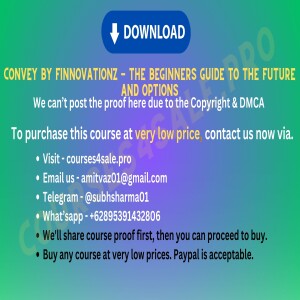 Rs 419-- Convey by FinnovationZ - The Beginners Guide to The Future and Options