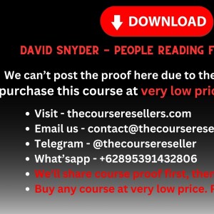 Thecourseresellers.com - David Snyder - People Reading for Fun & Profit