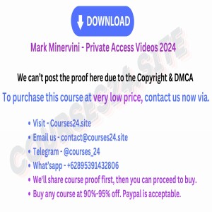 Mark Minervini - Private Access Videos 2024