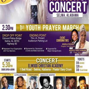 Taking A Stand & Marching for Victory: Youth Prayer March 2015 in Selma, Alabama