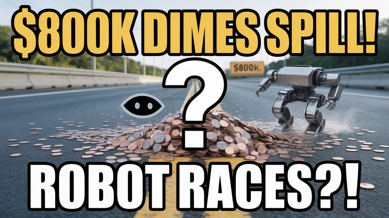 $800K Dimes Spill & Creepy Robot Races: Wild News Stories! – EP 6