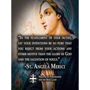 Deepertruth!: Stand In The Gap With Us And Saint Angela Merici
