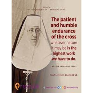 Deepertruth: Stand In The Gap With Us And Saint Katharine Drexel