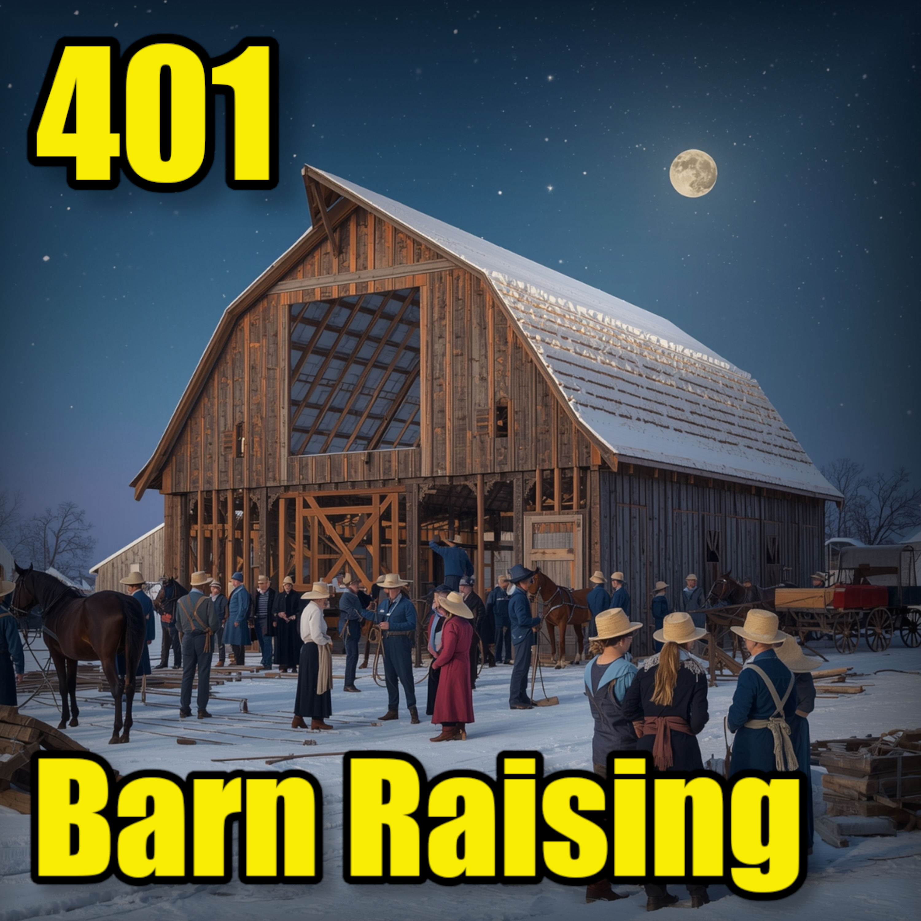 🍻Horse Eggs, Epicurus and Football Psychos : Barn Raising No.31 - 401 episode artwork