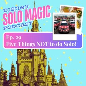 Five things NOT to do solo at Disney World