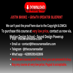 Thecourseresellers.com  - Justin Brooke - Growth Operator Blueprint