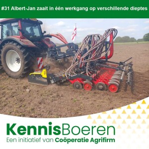 #31 Albert-Jan zaait in één werkgang op verschillende dieptes