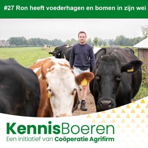 #27 Ron heeft voederhagen en bomen in zijn wei