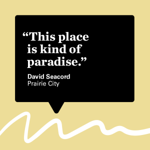 David Seacord in Prairie City