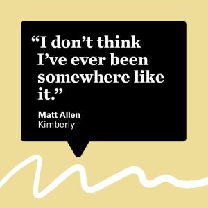 Matt Allen in Kimberly